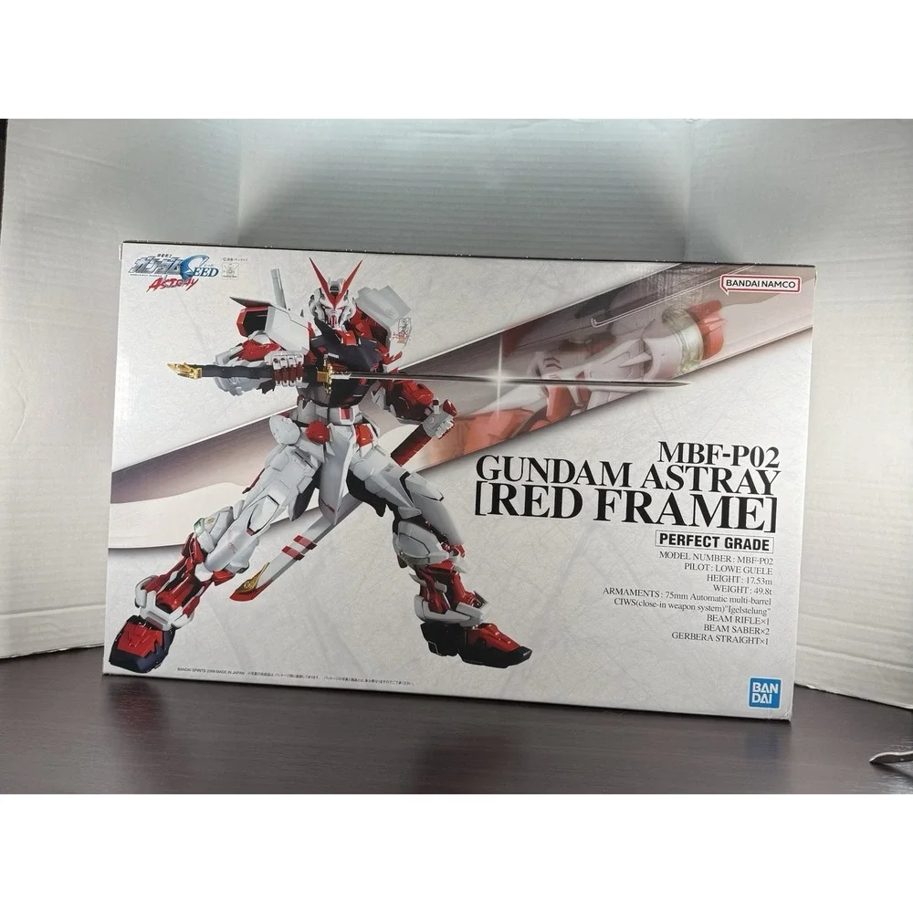 Bandai Perfect‎ Grade 1/60 Scale MBF-P02 Gundam Astray Red Frame Model Kit